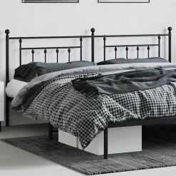 Tête de lit métal noir 200 cm 353575><noscript><img width=
