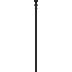 Tête de lit métal noir 200 cm 353575><noscript><img width=