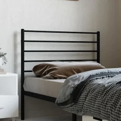 Vidaxl Tête de lit métal noir 100 cm 352348* Tête De Lit