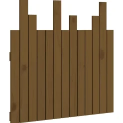 Vidaxl Tête de lit murale Marron miel 82,5x3x80 cm Bois massif de pin 824806* Tête De Lit
