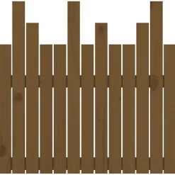 Vidaxl Tête de lit murale Marron miel 82,5x3x80 cm Bois massif de pin 824806* Tête De Lit