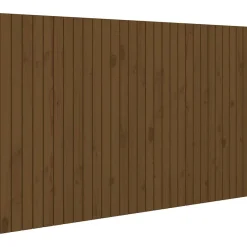 Tête de lit murale Marron miel 185x3x110 cm Bois massif de pin 824966>Vidaxl Clearance