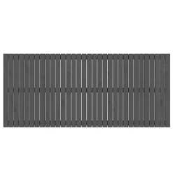 Vidaxl Tête de lit murale Gris 204x3x90 cm Bois massif de pin 824880* Tête De Lit