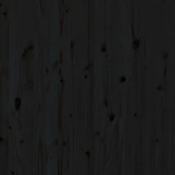 Tête de lit murale Noir 126x3x91,5 cm Bois massif de pin 824682><noscript><img width=
