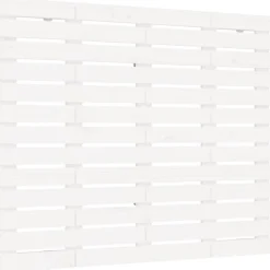 Tête de lit murale Blanc 141x3x91,5 cm Bois massif de pin 824709>Vidaxl