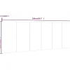 Vidaxl Tête de lit murale Noir 240x1,5x80 cm Bois d'ingénierie 811053* Tête De Lit