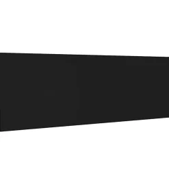 Vidaxl Tête de lit murale Noir 240x1,5x80 cm Bois d'ingénierie 811053* Tête De Lit