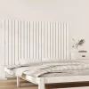 Tête de lit murale Blanc 147x3x90 cm Bois massif de pin 824894>Vidaxl
