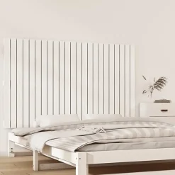 Tête de lit murale Blanc 147x3x90 cm Bois massif de pin 824894>Vidaxl