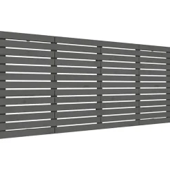 Tête de lit murale Gris 206x3x91,5 cm Bois massif de pin 824670>Vidaxl Clearance