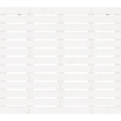 Tête de lit murale Blanc 146x3x91,5 cm Bois massif de pin 824684><noscript><img width=
