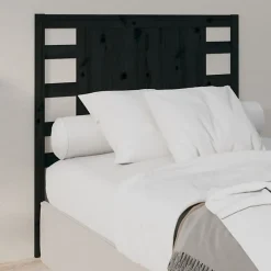 Tête de lit Noir 96x4x100 cm Bois massif de pin 818754>Vidaxl Best