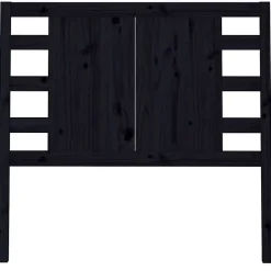 Tête de lit Noir 96x4x100 cm Bois massif de pin 818754><noscript><img width=