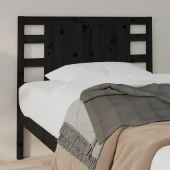 Tête de lit Noir 96x4x100 cm Bois massif de pin 818754><noscript><img width=