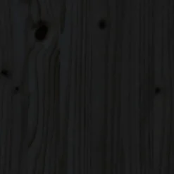 Vidaxl Tête de lit Noir 95x4x100 cm Bois massif de pin822236* Tête De Lit