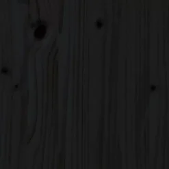 Vidaxl Tête de lit Noir, 206x4x100 cm Bois massif de pin* Tête De Lit