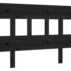 Tête de lit Noir 103,5x3x81 cm Bois massif de pin 819109>Vidaxl Best