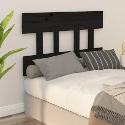 Tête de lit Noir 103,5x3x81 cm Bois massif de pin 819109>Vidaxl Best