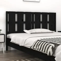 Tête de lit Noir 155,5x4x100 cm Bois massif de pin 817999>Vidaxl Outlet