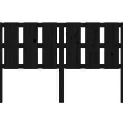 Tête de lit Noir 155,5x4x100 cm Bois massif de pin 817999><noscript><img width=