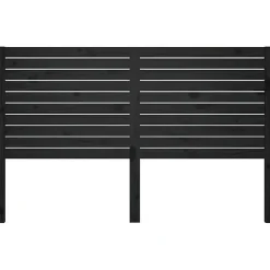 Tête de lit Noir 141x4x100 cm Bois massif de pin 819019><noscript><img width=