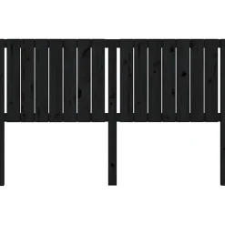 Vidaxl Tête de lit Noir 165,5x4x100 cm Bois massif de pin 818884* Tête De Lit