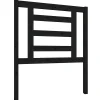 Tête de lit Noir 81x4x100 cm Bois massif de pin 818799>Vidaxl Best