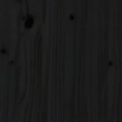 Vidaxl Tête de lit Noir 81x4x100 cm Bois massif de pin 818649* Tête De Lit