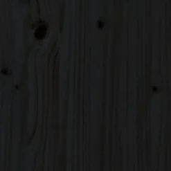 Vidaxl Tête de lit Noir 166x4x100 cm Bois massif de pin 818784* Tête De Lit