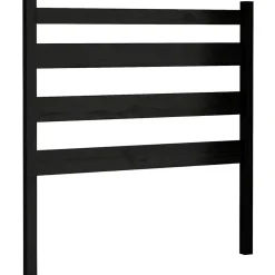 Tête de lit Noir 96x4x100 cm Bois massif de pin 818404>Vidaxl Outlet