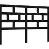 Tête de lit Noir 156x4x100 cm Bois massif de pin>Vidaxl Sale