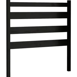 Tête de lit Noir 81x4x100 cm Bois massif de pin 818399>Vidaxl Sale