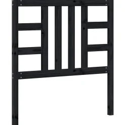 Vidaxl Tête de lit Noir 96x4x100 cm Bois massif de pin 817824* Tête De Lit
