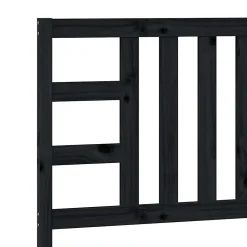 Vidaxl Tête de lit Noir 96x4x100 cm Bois massif de pin 817824* Tête De Lit