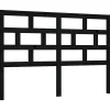 Tête de lit Noir 126x4x100 cm Bois massif de pin>Vidaxl Discount