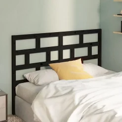 Tête de lit Noir 126x4x100 cm Bois massif de pin>Vidaxl Discount