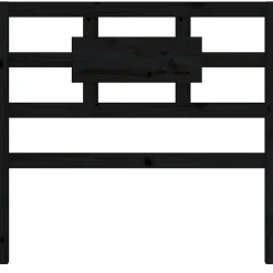 Tête de lit Noir 95,5x4x100 cm Bois massif de pin 818024><noscript><img width=