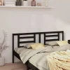 Vidaxl Tête de lit Noir 206x4x100 cm Bois de pin massif 818844* Tête De Lit