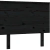 Vidaxl Tête de lit Noir 94x6x82,5 cm Bois massif de pin 819154* Tête De Lit