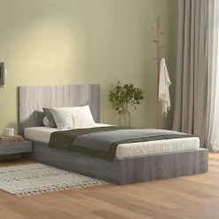 Vidaxl Tête de lit Sonoma gris 120x1,5x80 cm Bois d'ingénierie 816971* Tête De Lit