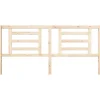 Vidaxl Tête de lit 206x4x100 cm Bois massif de pin 818840* Tête De Lit