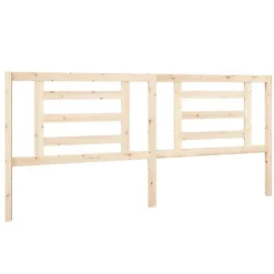 Vidaxl Tête de lit 206x4x100 cm Bois massif de pin 818840* Tête De Lit