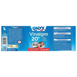 Onyx Vinaigre 20° formule concentrée 1L* Vinaigre Ménager