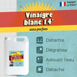 Starwax Fabulous Vinaigre blanc ménager 14° Fabulous 5L* Vinaigre Ménager