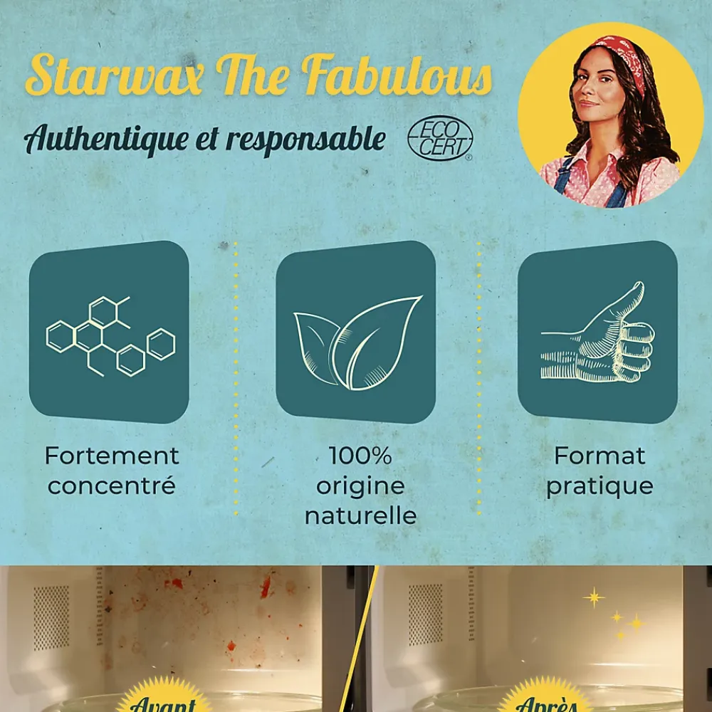 Starwax Fabulous Vinaigre blanc ménager 14° Fabulous 5L* Vinaigre Ménager