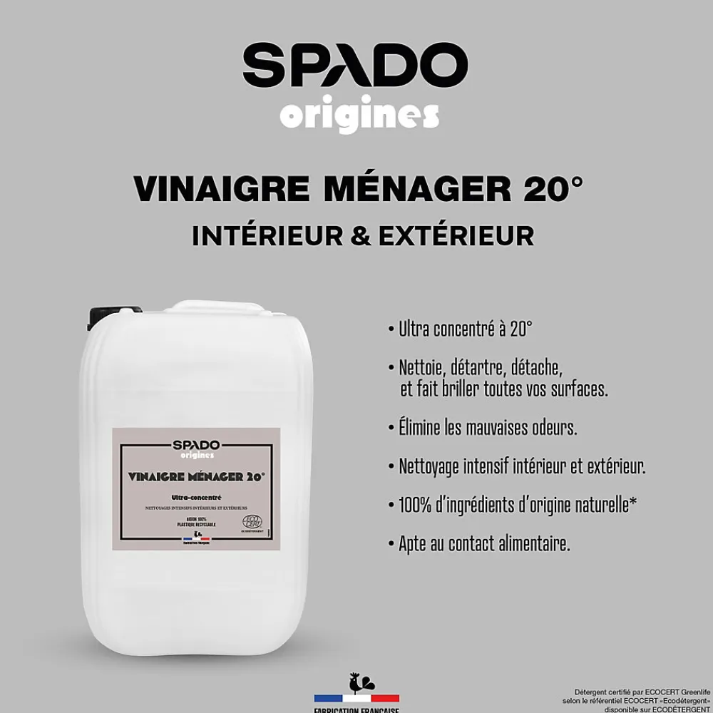 Vinaigre blanc ultra concentré à 20° 10L>Gloss Outlet