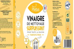 Vinaigre de nettoyage surpuissant 9,5° Phébus citron 1L>Phebus Hot