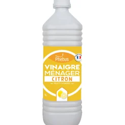 Vinaigre de nettoyage surpuissant 9,5° Phébus citron 1L><noscript><img width=