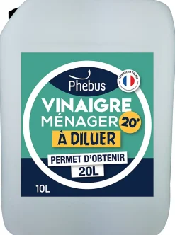 Phebus Vinaigre ménager à diluer 20° 10L* Vinaigre Ménager