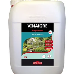 Qualipro Vinaigre surpuissant 14° 20L* Vinaigre Ménager